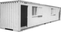 Container de 40 pieds amenage en bureau-depot
